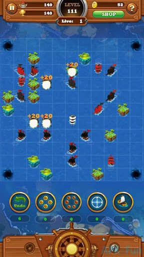 Seven Ships Battle Screenshot Image