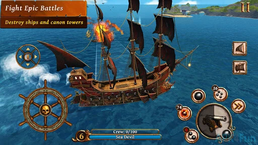 Ships of Battle: Age of Pirates Screenshot Image