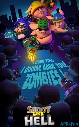 Shoot Like Hell: Swine vs Zombies Screenshot Image