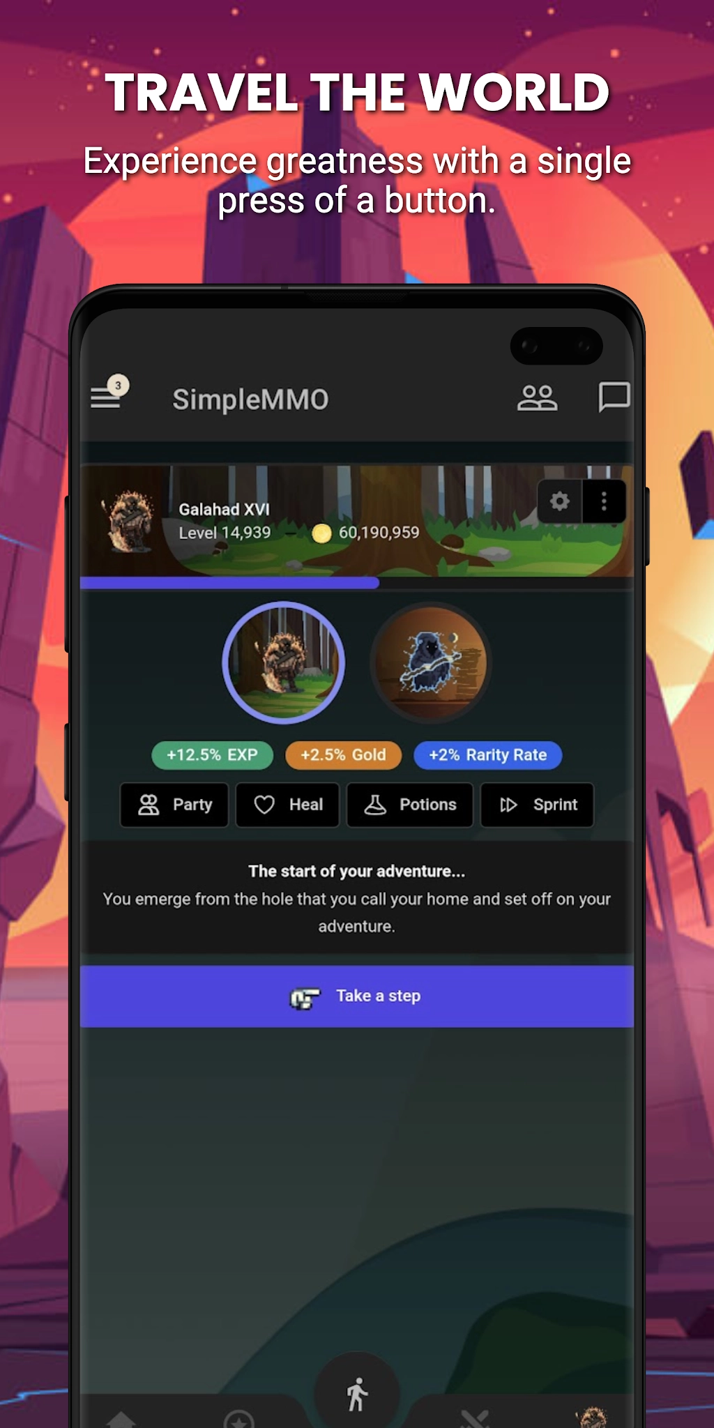 SimpleMMO Screenshot Image