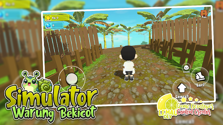 #1. Simulator Warung Bekicot 3D (Android) By: LemauDev