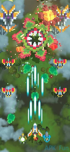 Sky Wings: Pixel Fighter 3D Screenshot Image