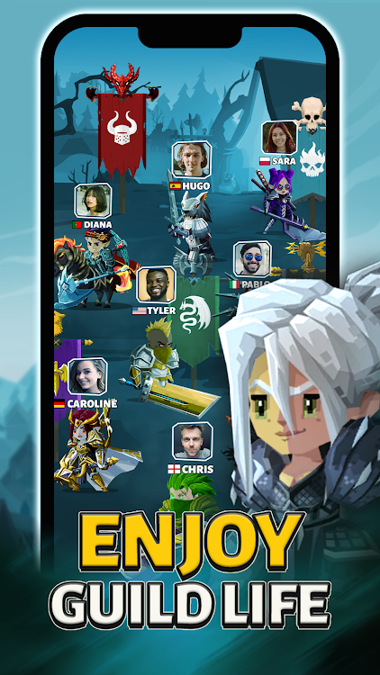 #3. Slash & Roll: Dice Heroes (Android) By: Gamesture sp. z o.o.