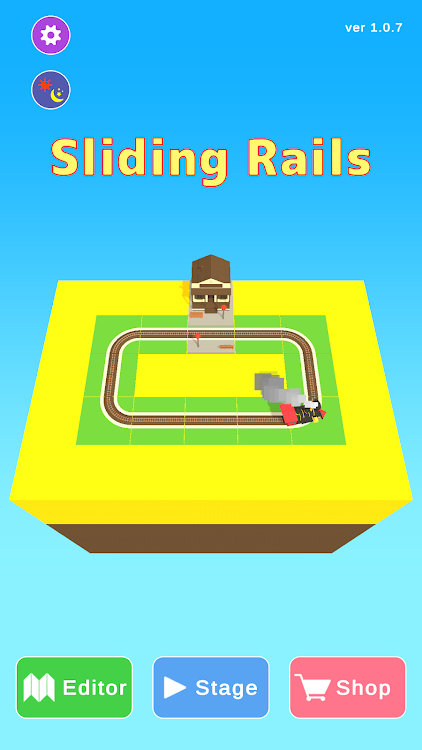 #1. Sliding Rails (Android) By: smartphone-games