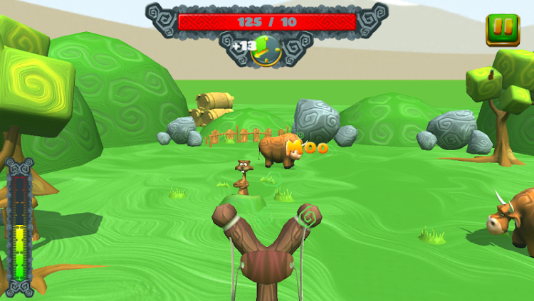 #1. Slingshot Cowboy 3D (Android) By: BVG Software Group