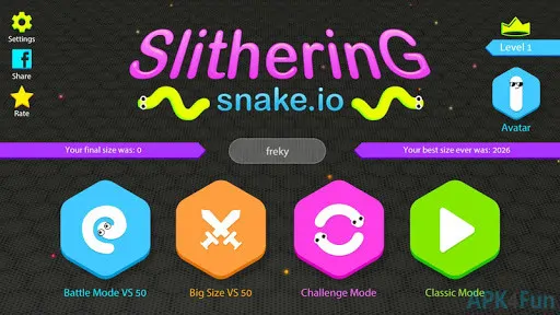 Slithering Snake.io Screenshot Image