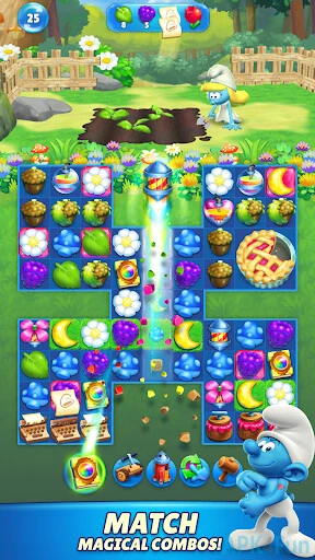 Smurfs Magic Match Screenshot Image