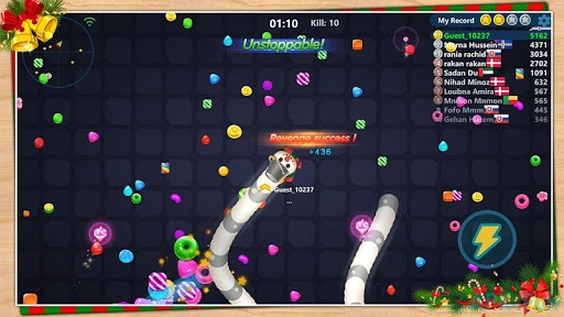 Snake Candy.io Screenshot Image