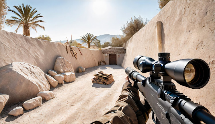 #1. Sniper Support - 3D FPS Sniper (Android) By: Red Comet Studio