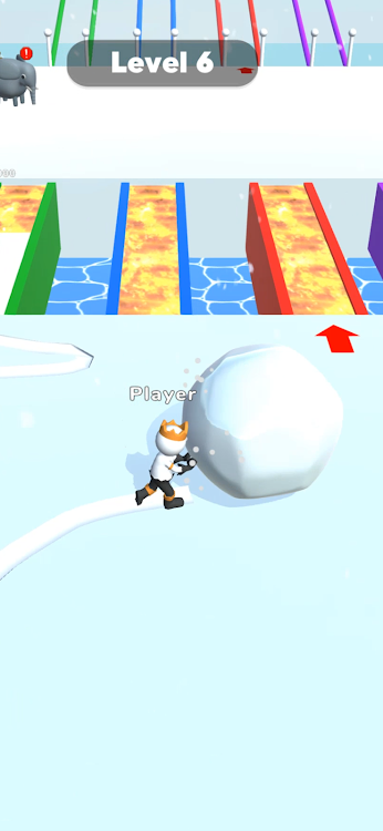 #1. Snow Race 3D: Ice Bridge Run (Android) By: YoZo Global