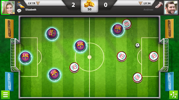 #1. Soccer Games: Soccer Stars (Android) By: Miniclip.com