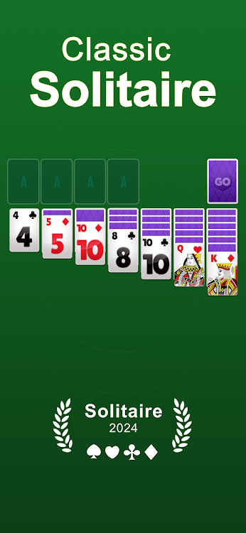 #1. Solitaire Go: Classic Klondike (Android) By: Dram Studio