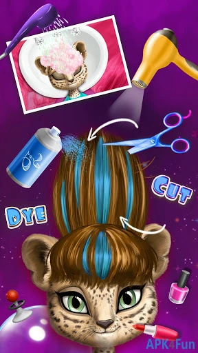 Space Animal Hair Salon Screenshot Image