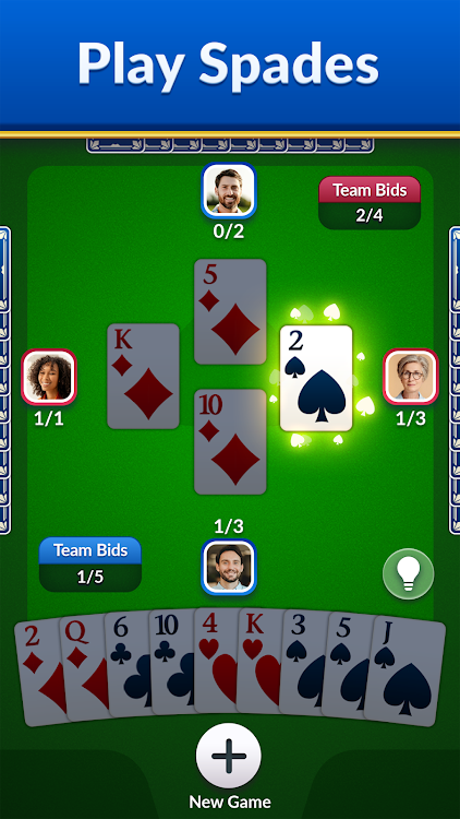 #1. Spades - Classic Cards (Android) By: Tripledot Studios Limited