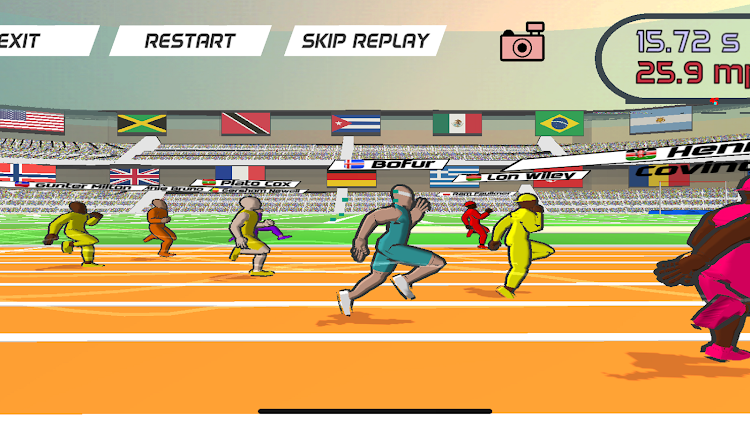 #1. Speed Stars: Running Game (Android) By: Miniclip.com