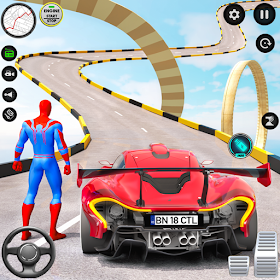 Spider Car Game Ramp Car Jump