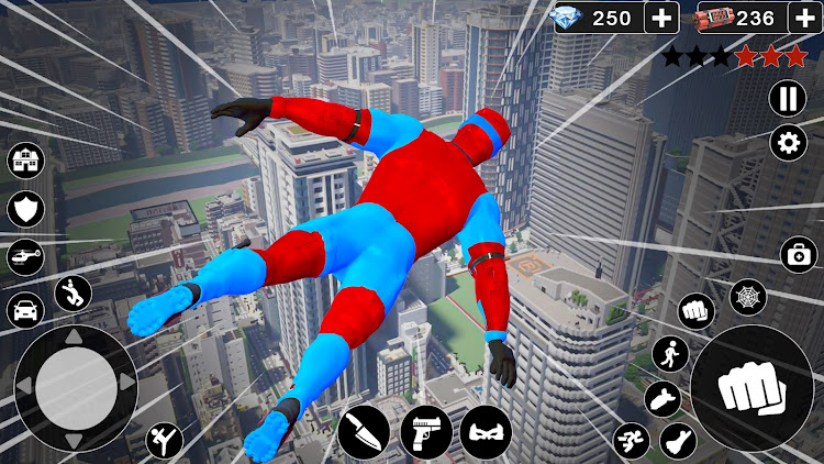 #1. Spider Rope Hero Man Game (Android) By: Rahim gaming studio