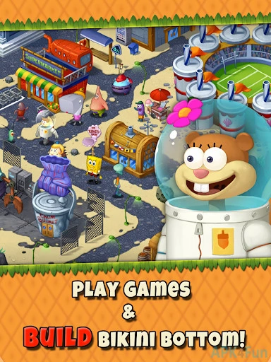 SpongeBob Game Station Screenshot Image