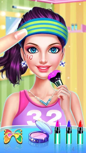 Sports Girl Makeup Screenshot Image