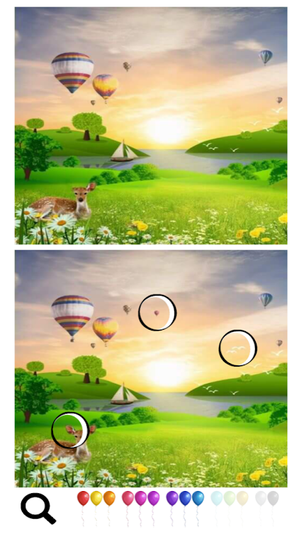 #1. Spot a Difference Balloons (Android) By: LynnRossMGC