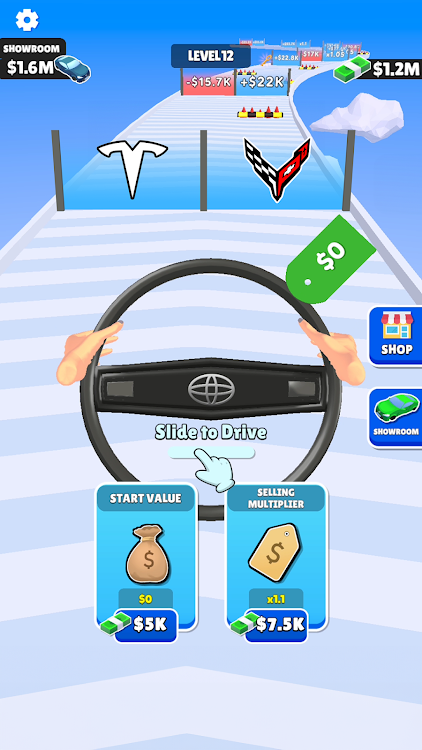 #1. Steering Wheel Evolution (Android) By: Homa