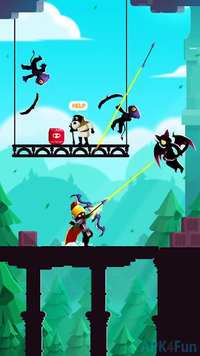 Stick Heroes: Arrow Master Screenshot Image