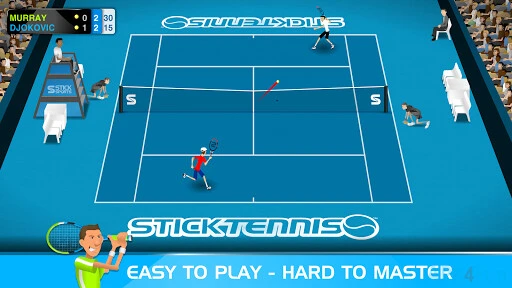 Stick Tennis Screenshot Image