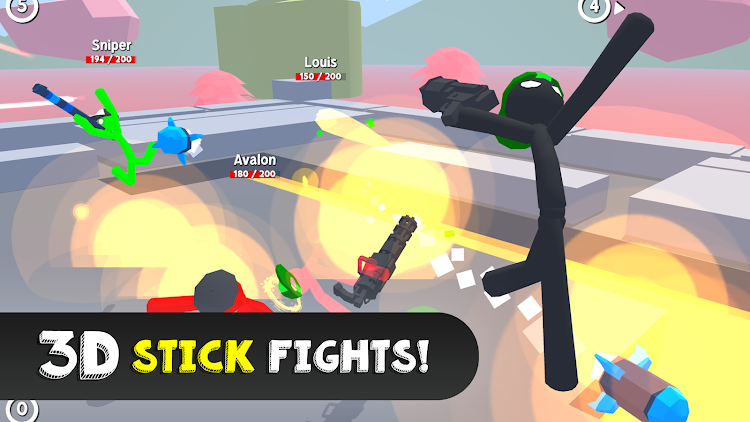 #1. Stickgrounds.io: Stickman Wars (Android) By: AZ GAMES MY