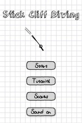 Stickman Cliff Diving Screenshot Image