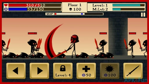 Stickman Dungeon Screenshot Image