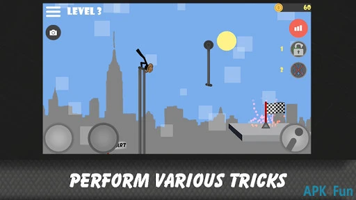 Stickman Flip on the Bar Screenshot Image