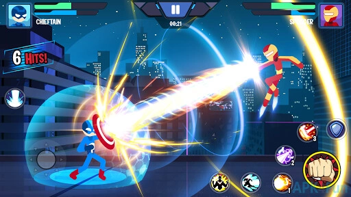 Stickman Heroes Fight Screenshot Image