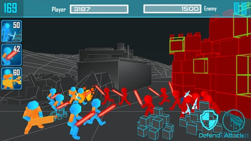 Stickman: Legacy of Neon Warriors Screenshot Image