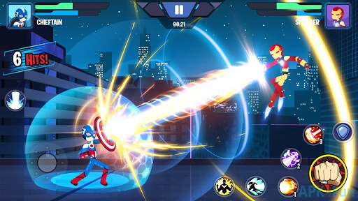 Stickman Superhero Screenshot Image