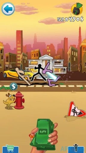 Stickman Tap Money Tycoon Screenshot Image