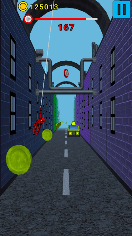 #1. Stickman Web Swinging (Android) By: Cyber Alchemist