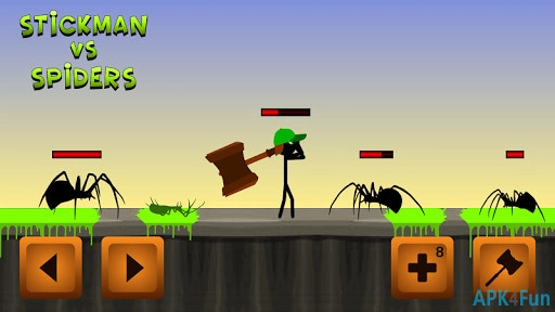 Stickman vs Spiders Screenshot Image