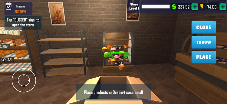 #1. Store Simulator: Pastries Cafe (Android) By: Try balalay games