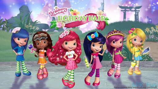 Strawberry Shortcake Holiday Hair Screenshot Image