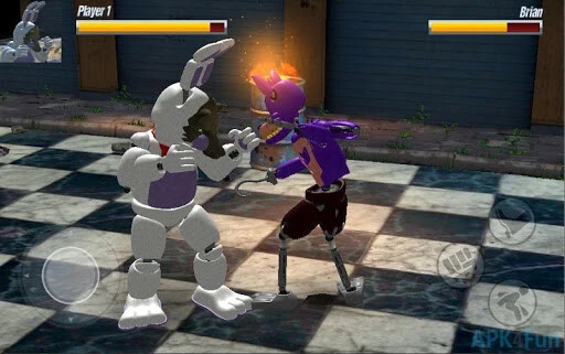 Street Night Battle Animatronic Fighter Screenshot Image