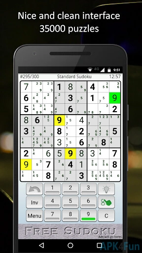 SuFreeDoku Screenshot Image