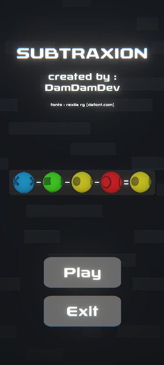 #1. Subtraxion (Android) By: damdamdev