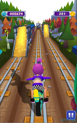 Subway Motorbike Runner Screenshot Image