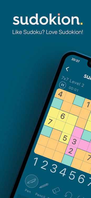 #1. Sudokion (Android) By: Muddled Puzzles Ltd