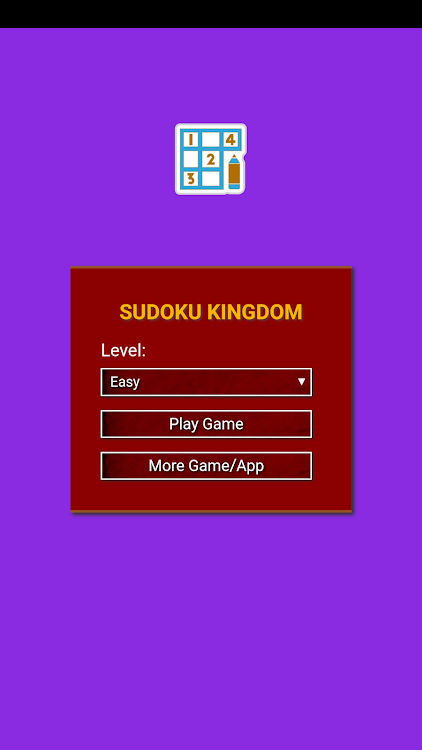 #1. Sudoku Daily - Classic Puzzle (Android) By: GTSStar .co