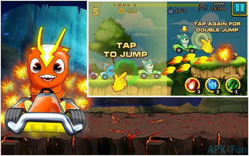 Super Slugs Racing Battle Screenshot Image