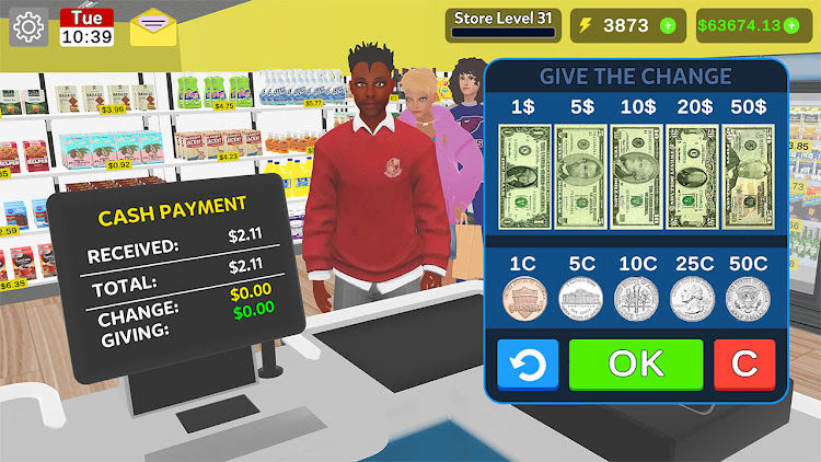 #1. Supermarket 3D: Simulator Game (Android) By: Rocket Succeed Together