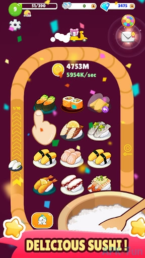 Sushi Bravo: Merge Sushi Screenshot Image