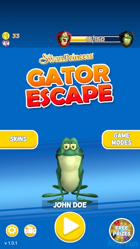 Swan Princess Gator Escape Screenshot Image