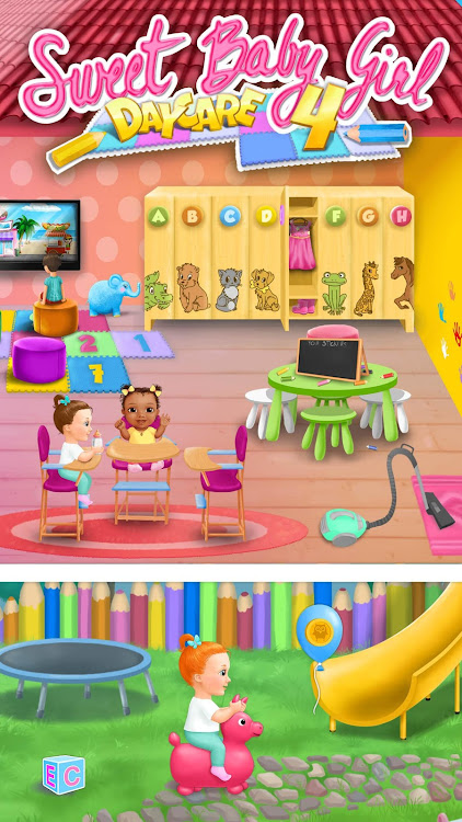 #1. Sweet Baby Girl Daycare (Android) By: TutoTOONS